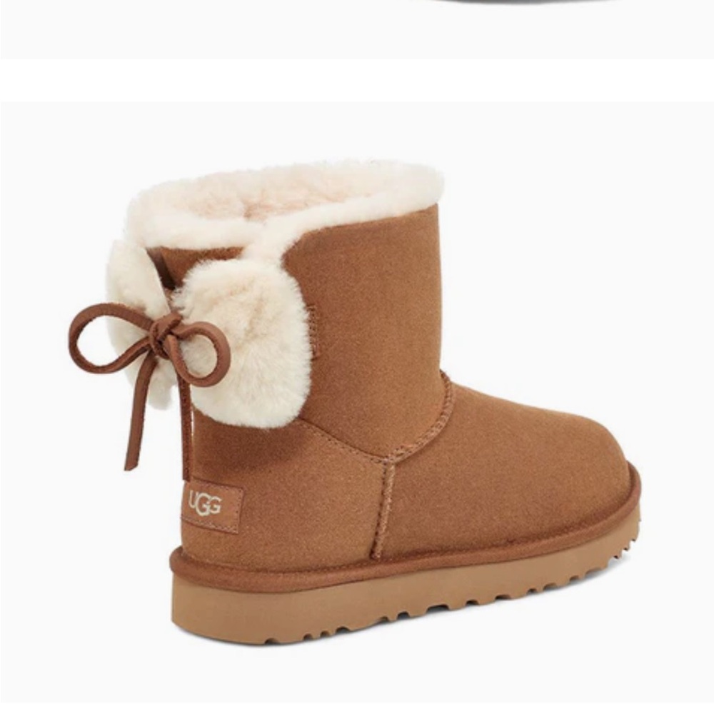 UGG Classic Double Bow Mini - Chestnut